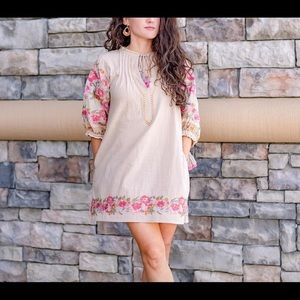 Embroidered Tunic Top/Dress